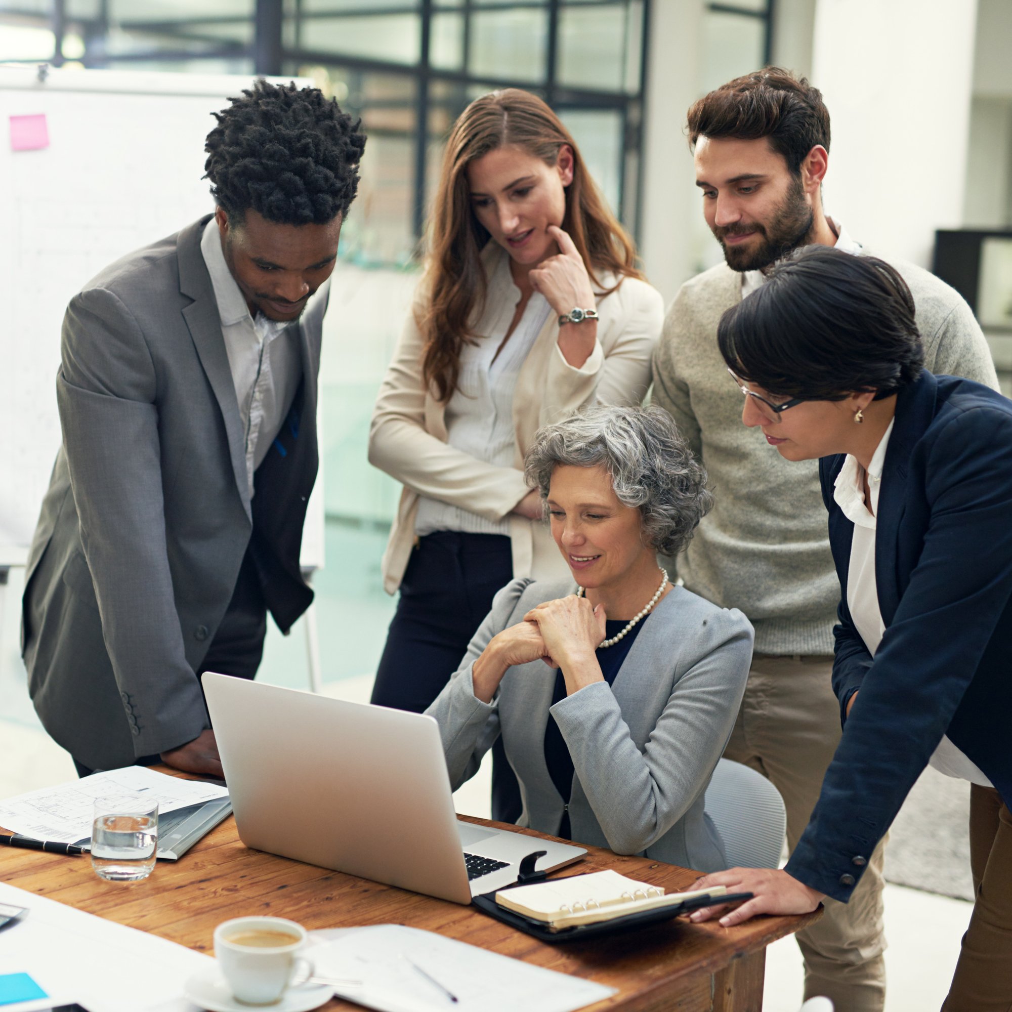 laptop-teamwork-business-people-thinking-meeting-ideas-strategy-planning-startup-company-ceo-woman-problem-solving-employees-brainstorming-solution-vision-office